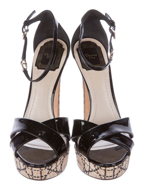 christian Dior sandals platform